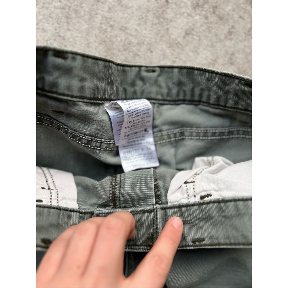 Carhartt Carpenter Earth tone green pants - Picture 4 of 4
